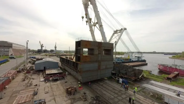 Астраханская верфь начала активное строительство плавучего дока