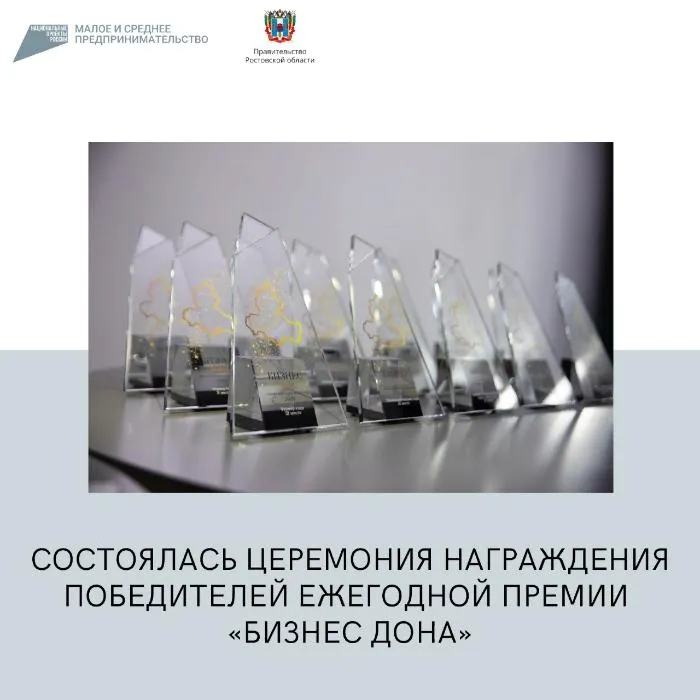 Состоялась церемония награждения победителей ежегодной премии «Бизнес Дона»