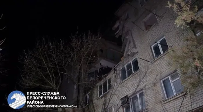 В кубанском Белореченске ввели режим ЧС после взрыва газа в многоэтажке