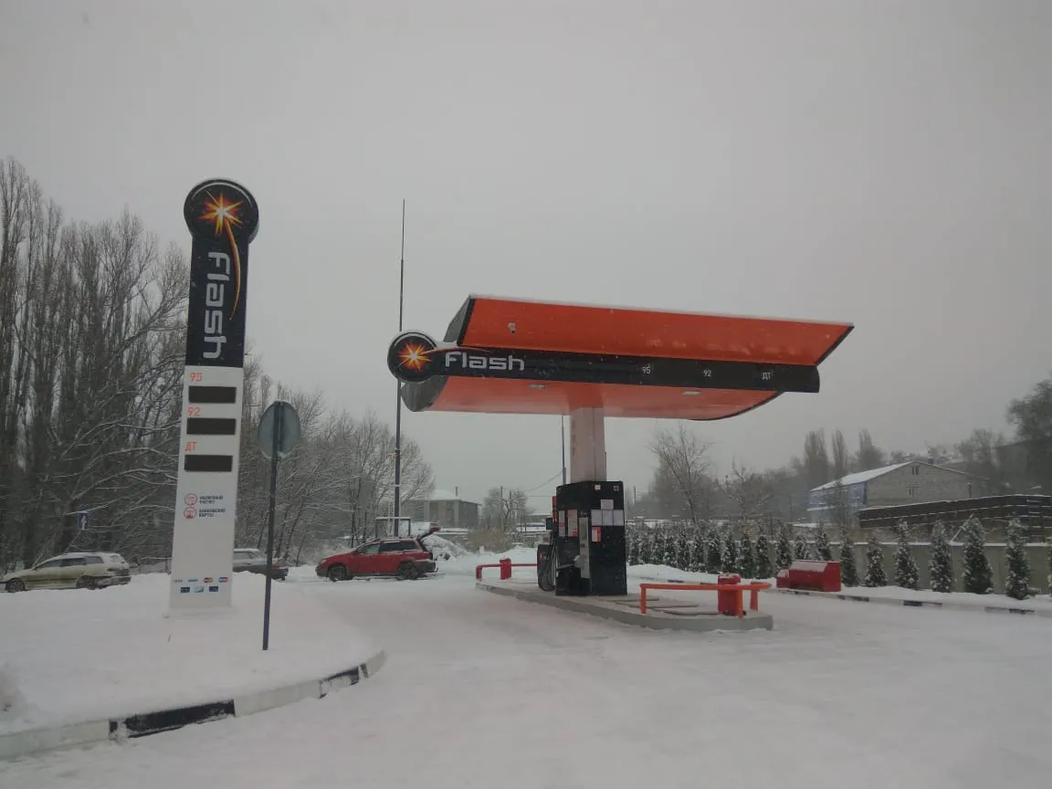 АЗС нового формата под брендом Flash открылась в Воронеже