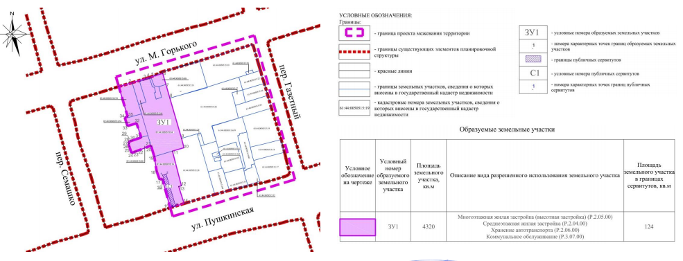 Власти Ростова утвердили проект планировки участка в районе ул. Пушкинской для нового ЖК