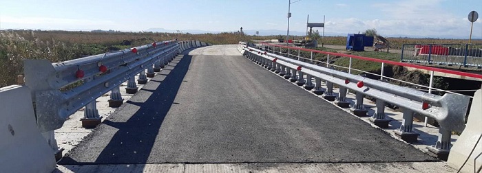 В Абинском районе Кубани открыли мост через реку Аушедз