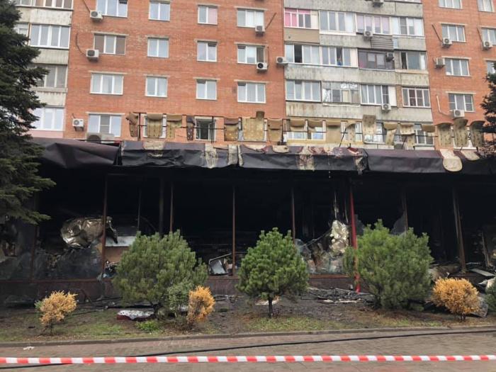 В ростовском супермаркете «Кооператор Дона» случился пожар