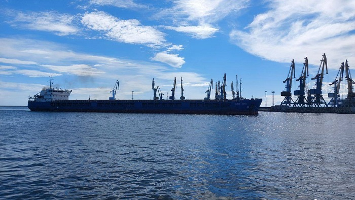Порт в Бердянске возобновил отправку судов с начала специальной военной операции на Украине
