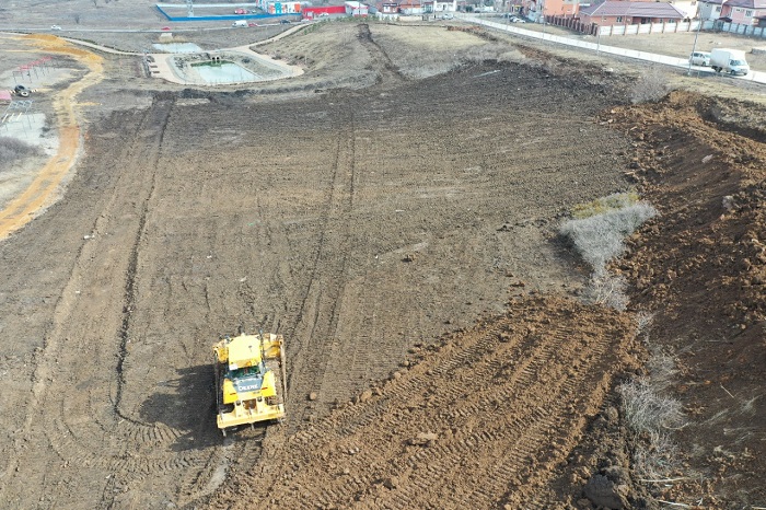 В Суворовском начали строительство нового парка