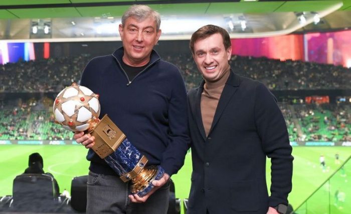 Краснодарский бизнесмен Сергей Галицкий награжден за вклад в развитие футбола