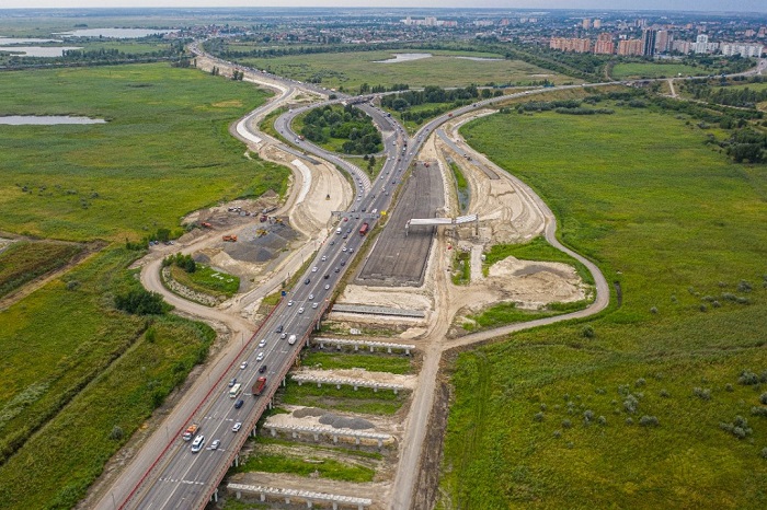 Реконструкцию Южного подъезда к Ростову-на-Дону завершат в 2022 году