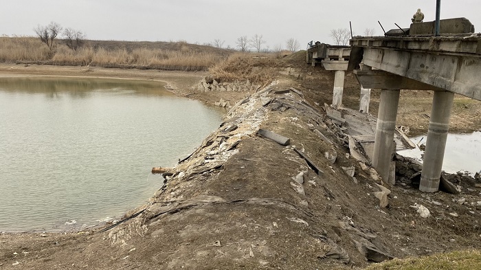 В Херсонской области Украины ликвидируют дамбу на Северо-Крымском канале