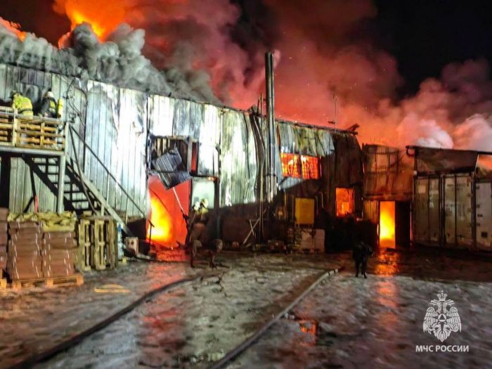 В МЧС установили причину крупного пожара на ростовском рынке «Темерник»