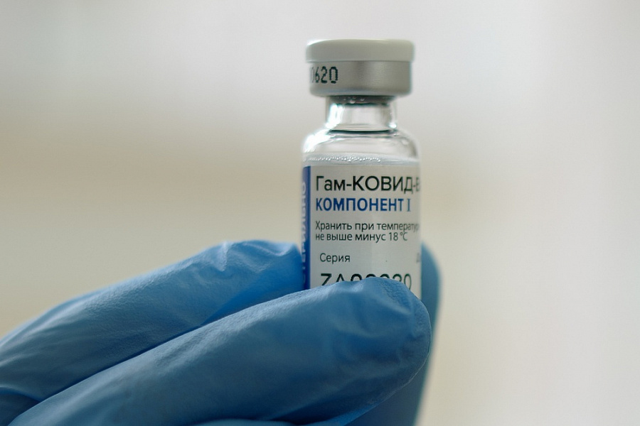 Первый компонент вакцины «Спутник V» получили более 100 тыс. жителей Кубани
