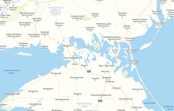 Между Херсонской областью и Крымом госграница стала административной