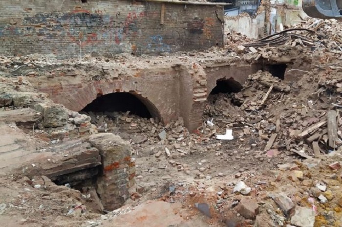 В Ростове-на-Дону на месте снесенного дома обнаружили катакомбы