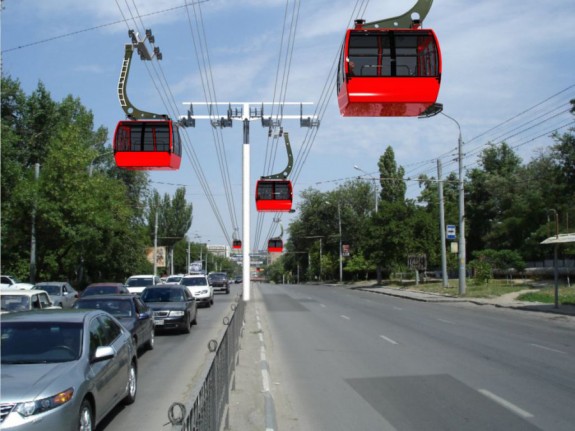 В Краснодаре разработали проект строительства канатного метро