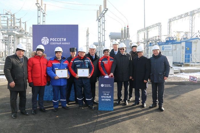 В День энергетика в работу введена подстанция «Красный Октябрь» компании «Россети Северный Кавказ»