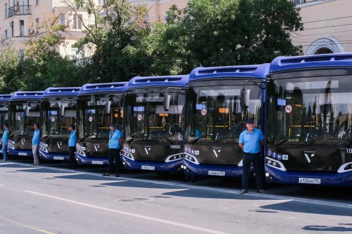Астраханская область получила первую партию новых автобусов