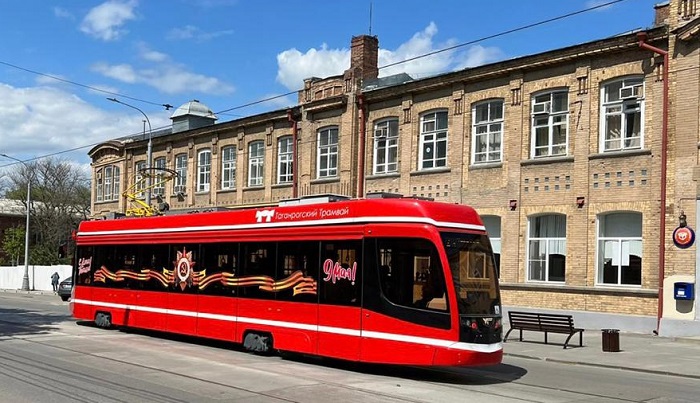 В Таганроге запустили трамвай по обновленному «Синарой» маршруту