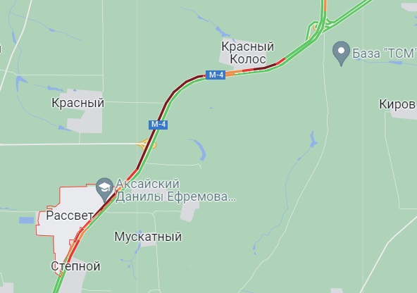 На подъезде к Ростову 12 км трассы М-4 «Дон» скованы пробками
