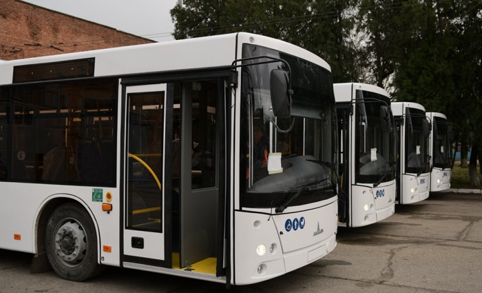 Краснодар приобрел 12 больших низкопольных автобусов для двух маршрутов