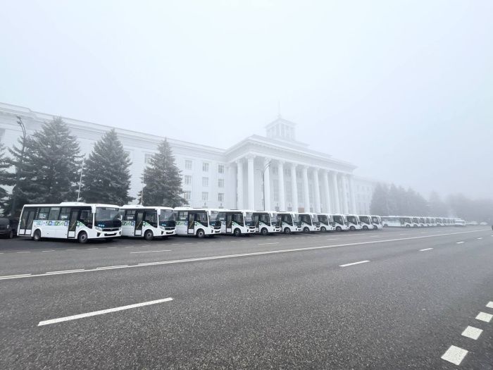 Автопарк общественного транспорта Кабардино-Балкарии пополнили 44 современных автобуса