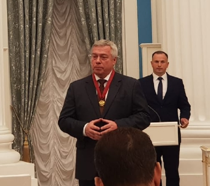 Губернатора Ростовской области наградили орденом «За заслуги перед Отечеством» III степени