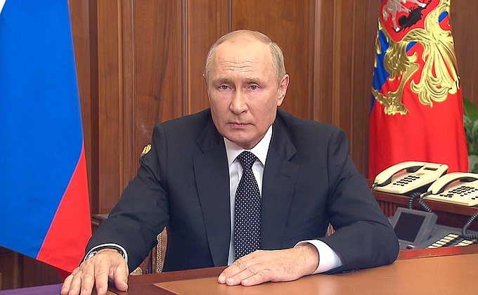 Владимир Путин подписал договор о вхождении ЛДНР,  Херсонской и Запорожской областей в состав РФ