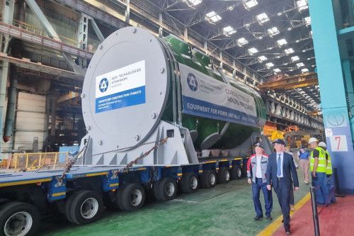 В Волгодонске с завода «Атоммаш» отгрузили корпус ядерного реактора для АЭС «Аккую в Турции 