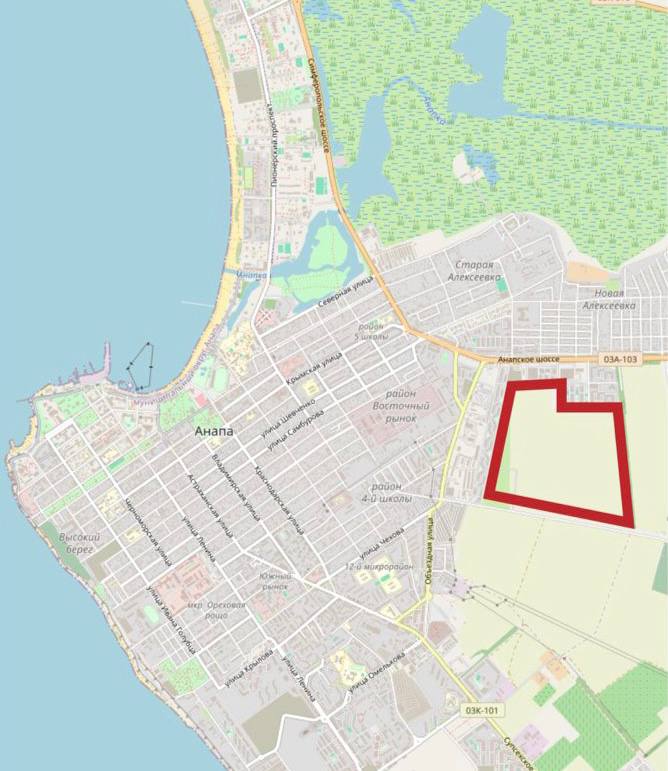 В Анапе в рамках проекта КРТ застройщик возведет социальные объекты на 16 млрд рублей
