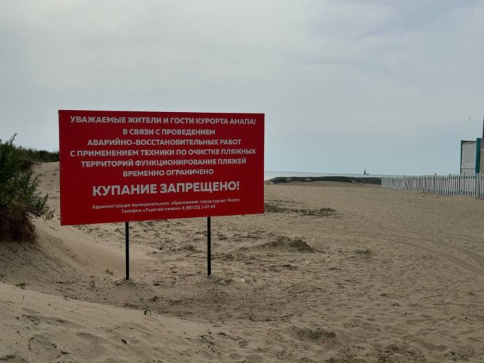 Средняя загрузка отелей Анапы летом 2025 года составила 25-35%