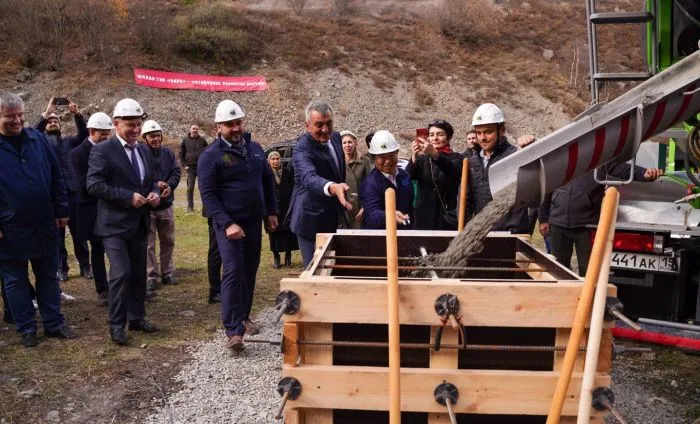 В Северной Осетии заложили первый куб бетона в строительство малой ГЭС «Барс»