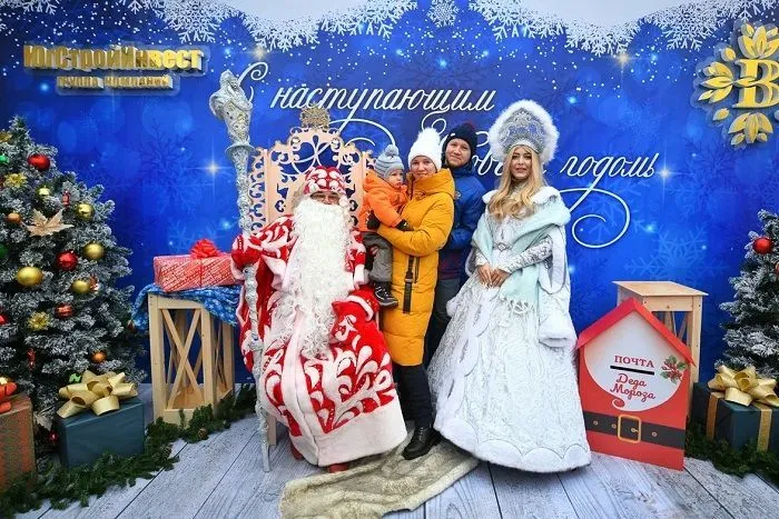 ГК ЮСИ в честь Нового года организовала в экорайоне «Вересаево» праздник для жителей